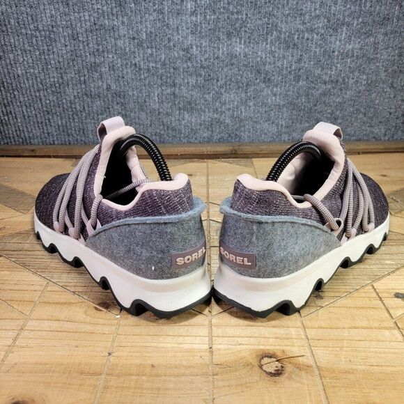 SOREL Kinetic Lace Women's 9.5 Knit Purple Sage Athletic‎ Shoe Comfort Running - Picture 7 of 11